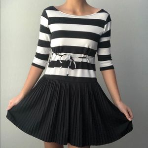 speechless macy’s black and white dress